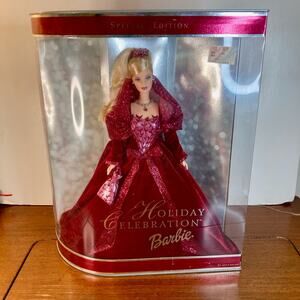 Y2K Mattel Holiday Celebration Barbie #56209 (2002) NRFB